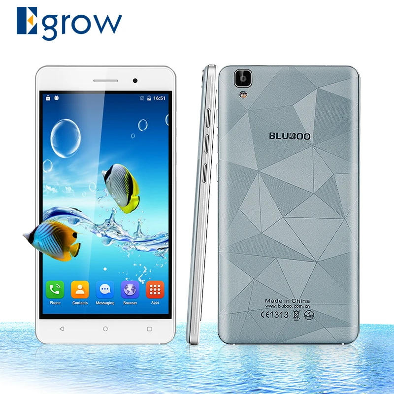 Оригинальные BLUBOO Маya MTK6580A Quad Core Сотовый Телефон Android 6.0 HD 5.5 Дюймов Мобильный 2 Г RAM