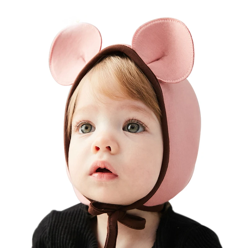 Cartoon Baby Hat with Ears Beanies Cute Mouse Bonnet Infant Hat Lace-up Kids Solid Cotton Baby Cap for Boys Girls Accessories
Cartoon Baby Hat with Ears Beanies Cute Mouse Bonnet Infant Hat Lace-up Kids Solid Cotton Baby Cap for Boys Girls Accessories