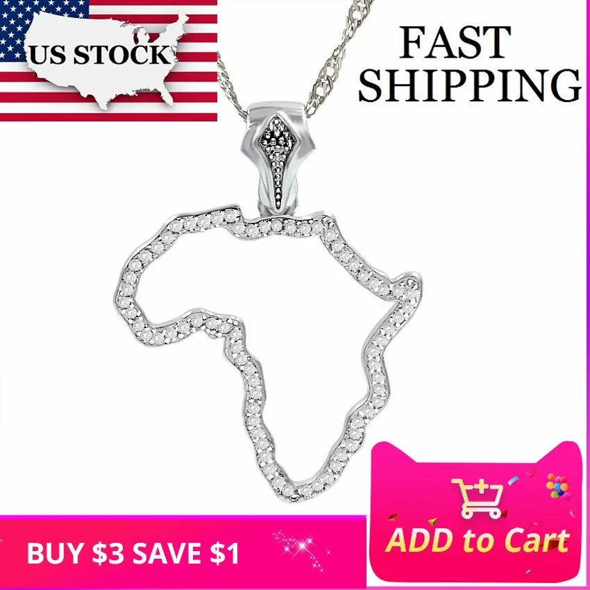 US STOCK Uloveido Africa Map Necklace Pendant Silver Color Statement Necklace Jewelry Gift Collar Pendant Suspension 15%Off Y203
US STOCK Uloveido Africa Map Necklace Pendant Silver Color Statement Necklace Jewelry Gift Collar Pendant Suspension 15%Off Y203