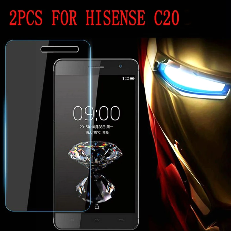 Закаленное стекло для Hisense C20 2 шт. защитная пленка 9H экрана C20S KingKong II|Защитные