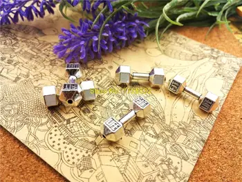 5pcs-- 25*12mm hole :2mm Antique Silver Plated barbell ,dumbell Charms Pendants for Jewelry Making DIY Handmade Craft
5pcs-- 25*12mm hole :2mm Antique Silver Plated barbell ,dumbell Charms Pendants for Jewelry Making DIY Handmade Craft