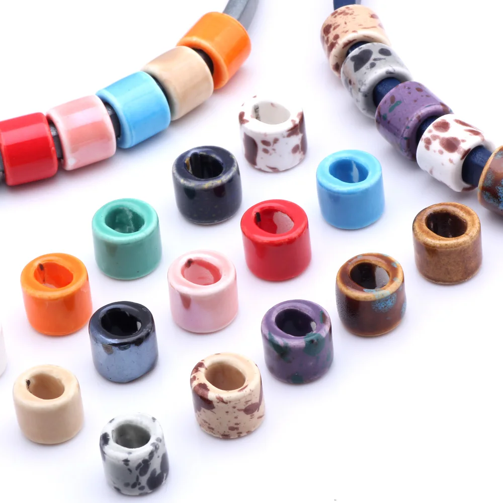 OlingArt 17*14MM 12pcs/lot Mixed colors Ceramic square hole 10*6mm beads Necklace Bracelet DIY Jewelry Making Leather rope
OlingArt 17*14MM 12pcs/lot Mixed colors Ceramic square hole 10*6mm beads Necklace Bracelet DIY Jewelry Making Leather rope