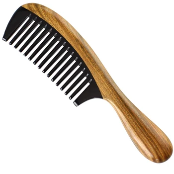 Handmade 100% Natural Green Sandalwood Hair Combs - Anti-Static Sandalwood Scent Natural Hair Detangler Wooden Comb (Buffalo H
Handmade 100% Natural Green Sandalwood Hair Combs - Anti-Static Sandalwood Scent Natural Hair Detangler Wooden Comb (Buffalo H