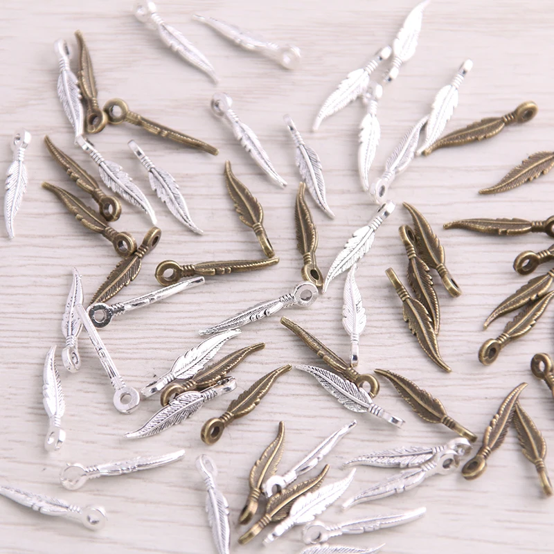 SWEET BELL 300PCS 2x16mm Vintage Metal Zinc Alloy mini Feather Charms Fit Jewelry Animal Pendant Leaves Charms Makings
SWEET BELL 300PCS 2x16mm Vintage Metal Zinc Alloy mini Feather Charms Fit Jewelry Animal Pendant Leaves Charms Makings