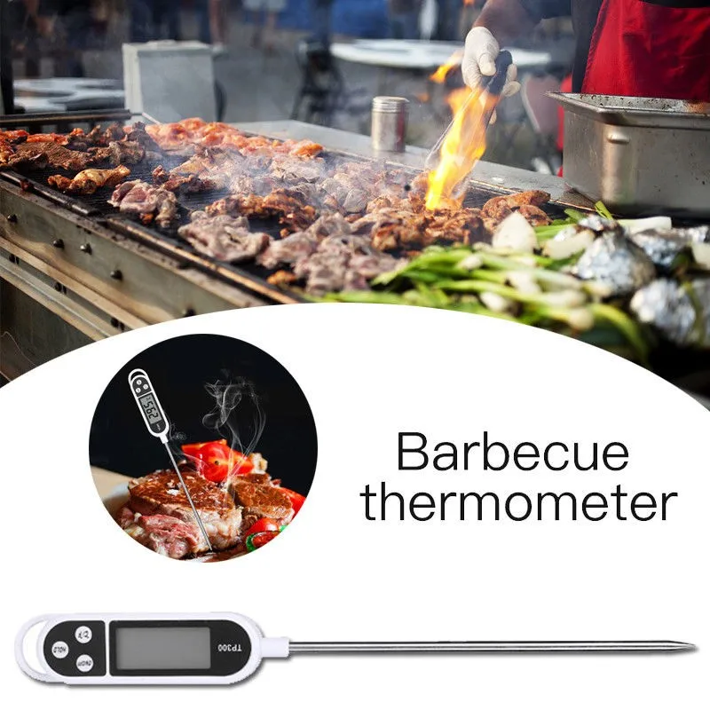 Anpro Electronic Food Thermometer Cooking Food BBQ Probe Thermometer Milk Measurement Oven Barbecue Meat LCD Digital Thermometer