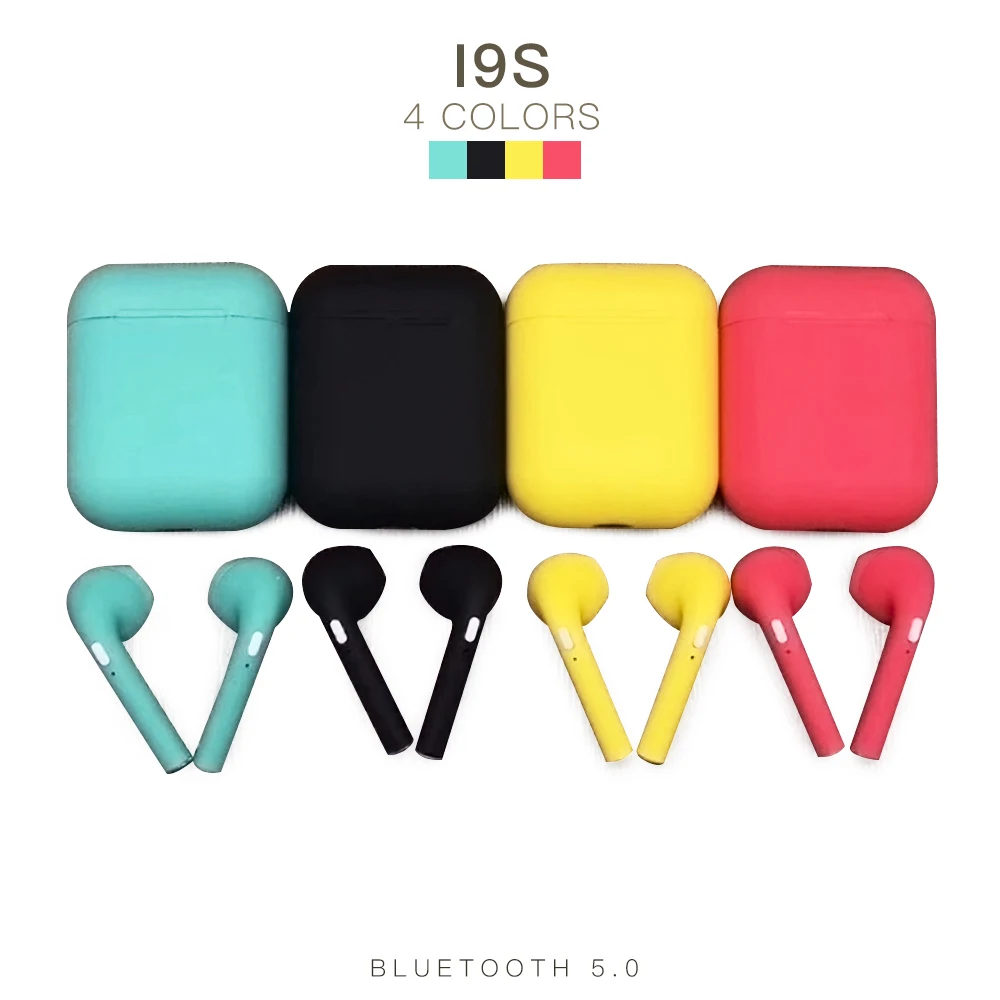 TWS I9S Bluetooth Earphone Wireless Headset Bluetooth V5.0 Headset 4 Color Earhook Stereo Sport Earphone For Huawei Mobile Phone
TWS I9S Bluetooth Earphone Wireless Headset Bluetooth V5.0 Headset 4 Color Earhook Stereo Sport Earphone For Huawei Mobile Phone