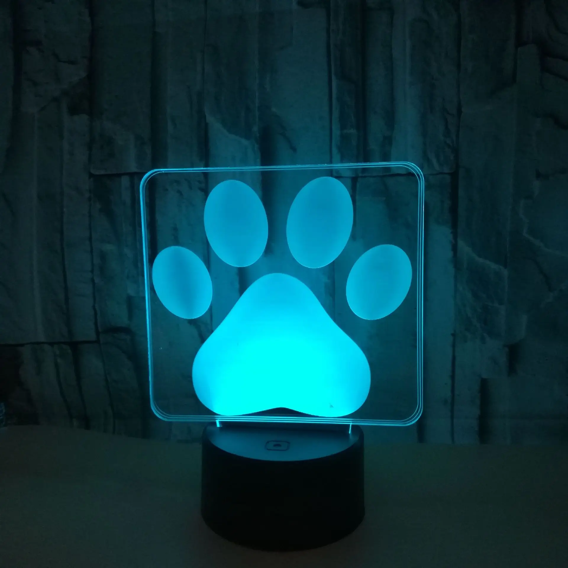 Dog Paw Footprints Modelling 3D Table Lamp LED Colorful Lovely Nightlight Bedroom Decor USB Sleep Lighting Kids Brithday Gifts
Dog Paw Footprints Modelling 3D Table Lamp LED Colorful Lovely Nightlight Bedroom Decor USB Sleep Lighting Kids Brithday Gifts