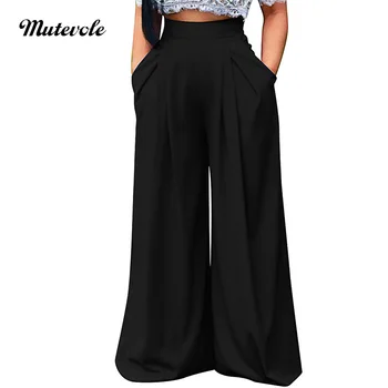 Mutevole Summer Women Wide Leg Pant Casual Loose Trousers Ladies Boho Beach High Elastic Waist Pants Pantalon Femme Streetwear
Mutevole Summer Women Wide Leg Pant Casual Loose Trousers Ladies Boho Beach High Elastic Waist Pants Pantalon Femme Streetwear