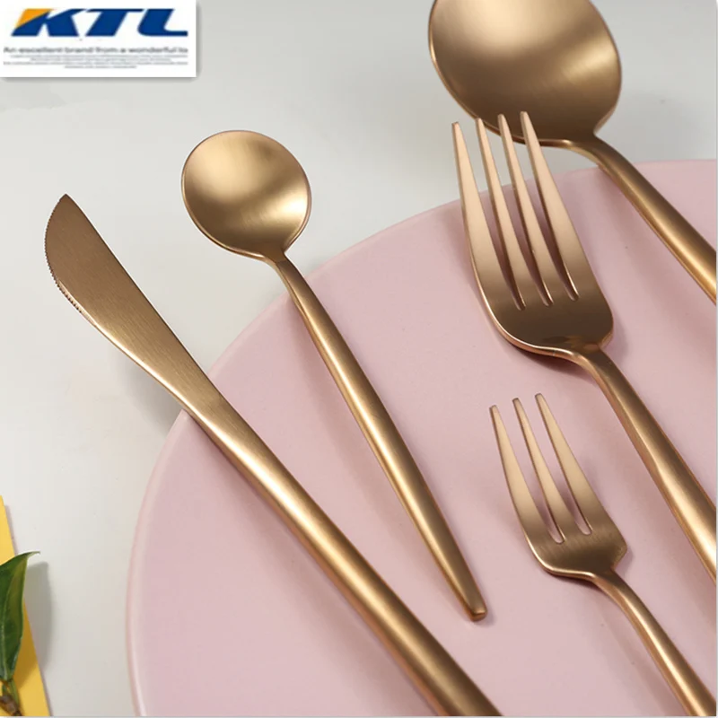 KuBac 30 Pcs Rose Gold Stainless Steel Dinnerware Fork Knife Scoops Dessert forks Cutlery Set Tableware For Party
KuBac 30 Pcs Rose Gold Stainless Steel Dinnerware Fork Knife Scoops Dessert forks Cutlery Set Tableware For Party