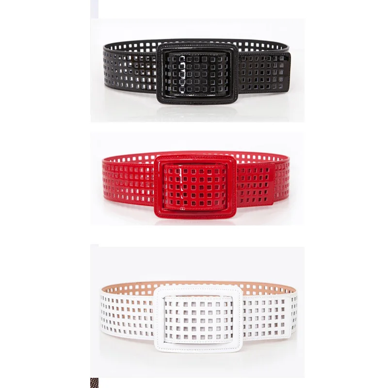 New Fashion Designer Faux Leather Big buckle Wide waistband for women Cutout Leather Wide belt dress accessories Waist belt
New Fashion Designer Faux Leather Big buckle Wide waistband for women Cutout Leather Wide belt dress accessories Waist belt