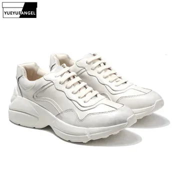 Top Brand Men Casual Shoes Hip Hop Thick Platform Male Footwear Lace Up Trainer Workout Sneakers Tenis Leather Sapato Masculino
Top Brand Men Casual Shoes Hip Hop Thick Platform Male Footwear Lace Up Trainer Workout Sneakers Tenis Leather Sapato Masculino