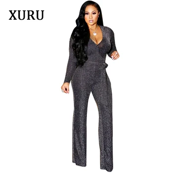 XURU 2019 spring new women's jumpsuit high elastic nylon gold wire pit casual jumpsuit gold silver jumpsuit
XURU 2019 spring new women's jumpsuit high elastic nylon gold wire pit casual jumpsuit gold silver jumpsuit