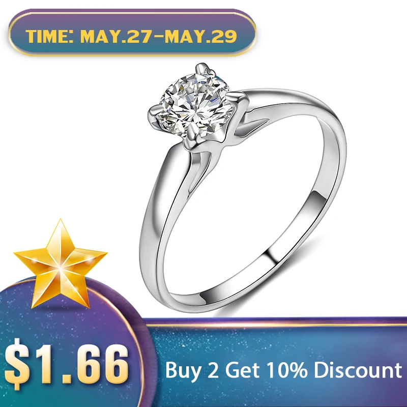UMODE Wholesale Plating Classic Uplifted 4 Prong Single Zirconia Anillos Mujer Wedding Ring for Women JR0137
UMODE Wholesale Plating Classic Uplifted 4 Prong Single Zirconia Anillos Mujer Wedding Ring for Women JR0137