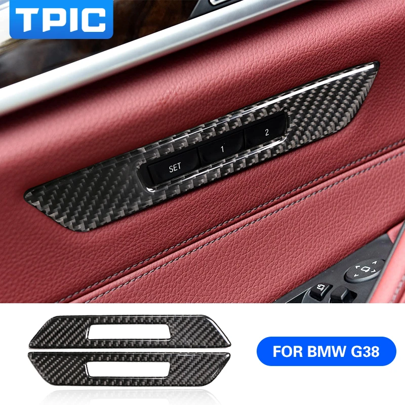 Car Interior Accessories Carbon Fiber Refit Sticker Seat Memory Buttons Panel Cover Trim Frame Decoration For BMW 5 Series G38
Car Interior Accessories Carbon Fiber Refit Sticker Seat Memory Buttons Panel Cover Trim Frame Decoration For BMW 5 Series G38