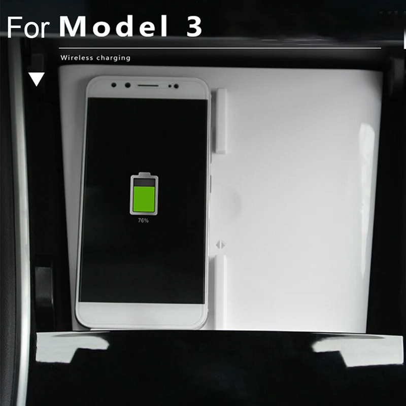 Wireless Phone Fast Charger Dual Charging 10W Anti-slip Charger for Tesla Model 3 GDeals
Wireless Phone Fast Charger Dual Charging 10W Anti-slip Charger for Tesla Model 3 GDeals