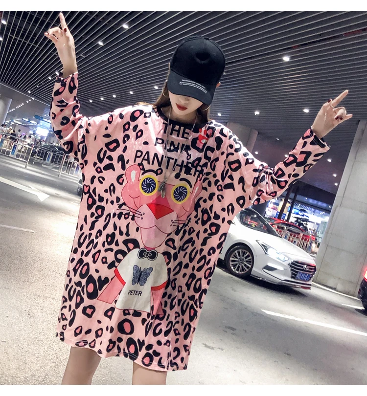 2019 Spring New Hip Hop Style Long Tees Cartoon Animal Velvet Long Sleeve Tops Big Size Casual Loose Pullovers
2019 Spring New Hip Hop Style Long Tees Cartoon Animal Velvet Long Sleeve Tops Big Size Casual Loose Pullovers