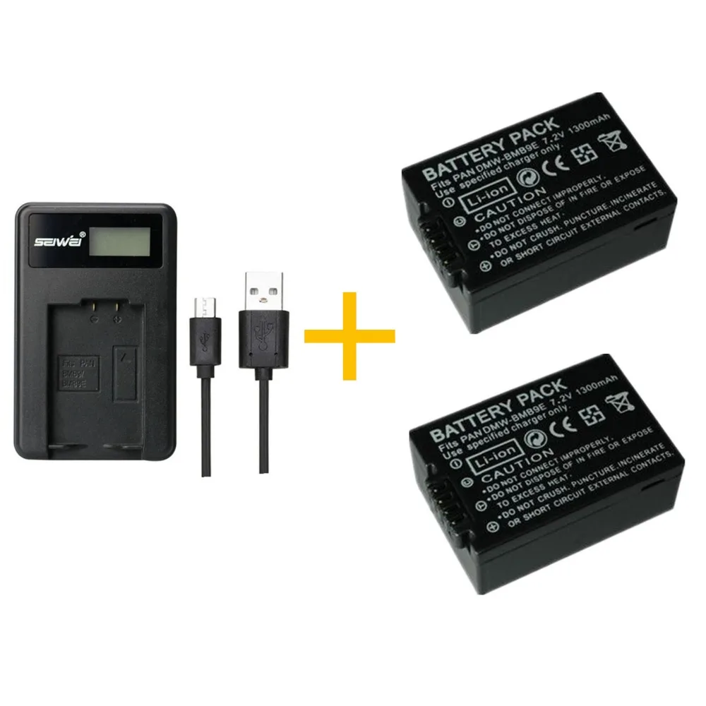 2 pcs 1300 MAH BMB9 BMB9E Battery with LCD Single BMB9 Battery Charger for Panasonic DMC-FZ40 FZ45 FZ47 FZ48 FZ100 FZ150
2 pcs 1300 MAH BMB9 BMB9E Battery with LCD Single BMB9 Battery Charger for Panasonic DMC-FZ40 FZ45 FZ47 FZ48 FZ100 FZ150