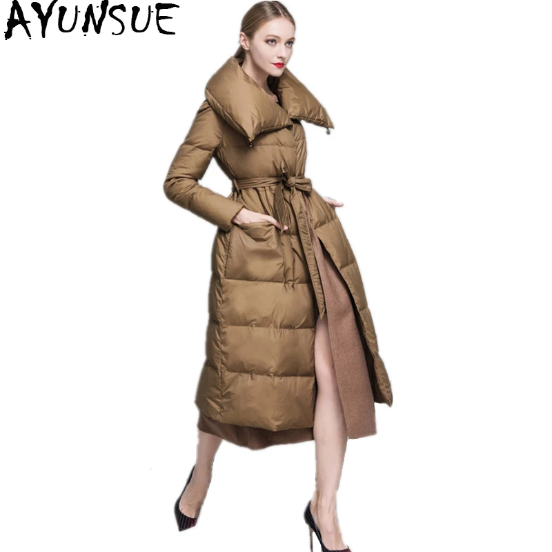 AYUNSUE 2019 European Brand Women's Down Jacket Wool Blend Liner Long Thicken Winter Coat Women White Duck Down Jackets Y-1612C
AYUNSUE 2019 European Brand Women's Down Jacket Wool Blend Liner Long Thicken Winter Coat Women White Duck Down Jackets Y-1612C
