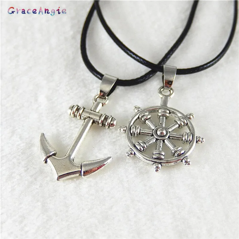Julie Wang 2pcs/pack Mixed Ancient Silver Zinc Alloy Marine Navigation Action Anchor Rudder Model Necklace Pendant For DIY Craft
Julie Wang 2pcs/pack Mixed Ancient Silver Zinc Alloy Marine Navigation Action Anchor Rudder Model Necklace Pendant For DIY Craft
