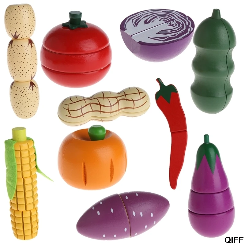 Drop Ship&Wholesale Wooden Cutting Food Vegetable Chopping Pretend Play Educational Toy Gift For Kid May06
Drop Ship&Wholesale Wooden Cutting Food Vegetable Chopping Pretend Play Educational Toy Gift For Kid May06