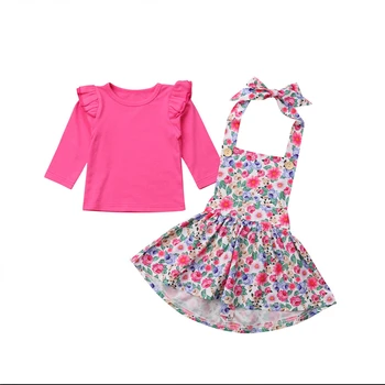 Newborn Baby Girl Floral Outfits Suit Autumn Ruffle Long Sleeve Tops Shirt+Mini Strap Dress Toddler Girls Clothes Set Vestido
Newborn Baby Girl Floral Outfits Suit Autumn Ruffle Long Sleeve Tops Shirt+Mini Strap Dress Toddler Girls Clothes Set Vestido
