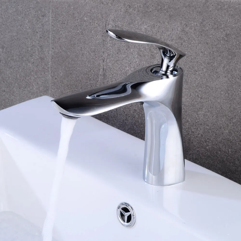 Bathroom Faucet Chrome Lavatory Taps Single Handle Hot Cold Switch Water Mixer Tap Wash Basin Bathroom Deck Mounted Basin Faucet
Bathroom Faucet Chrome Lavatory Taps Single Handle Hot Cold Switch Water Mixer Tap Wash Basin Bathroom Deck Mounted Basin Faucet