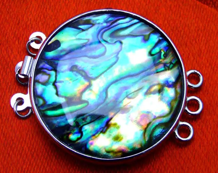 Qingmos Big 32mm Round Multicolor Natural Abalone Shell Three Strands Clasp accessories for jewelry-gp77 Whole/retail Free ship
Qingmos Big 32mm Round Multicolor Natural Abalone Shell Three Strands Clasp accessories for jewelry-gp77 Whole/retail Free ship