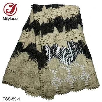 Multi-Color African Water Soluble Lace Fabric 5 Yards Per Lot High Quality Nigerian Guipure Lace Fabric Wedding Dress TSS-59
Multi-Color African Water Soluble Lace Fabric 5 Yards Per Lot High Quality Nigerian Guipure Lace Fabric Wedding Dress TSS-59