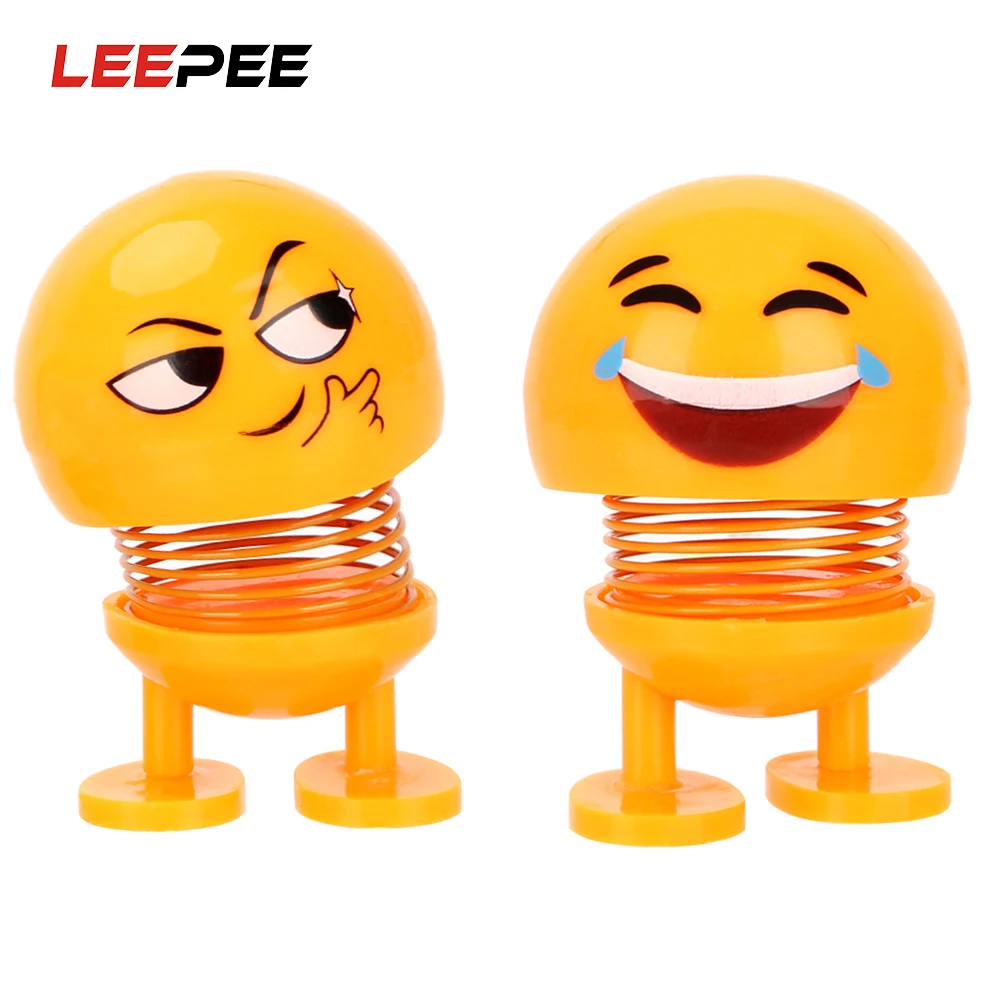 LEEPEE Shaking Head Doll Car Ornaments Funny Spring Toy Emoji Shaker Interior Accessories Auto Decors
LEEPEE Shaking Head Doll Car Ornaments Funny Spring Toy Emoji Shaker Interior Accessories Auto Decors