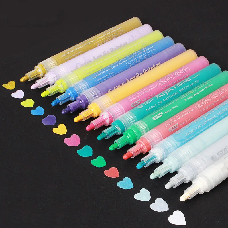 DIY Colored Waterproof Permanent Paint Marker Pens Manga Markers For Drawing Student 2511
DIY Colored Waterproof Permanent Paint Marker Pens Manga Markers For Drawing Student 2511