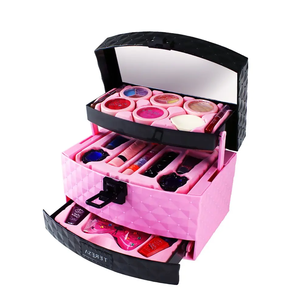 Girls Princess Makeup Pretend Play Toys Cosmetics Kit Kids Eyeshadow Lip Gloss Blushes Environmental Fun Toy Gift For Children
Girls Princess Makeup Pretend Play Toys Cosmetics Kit Kids Eyeshadow Lip Gloss Blushes Environmental Fun Toy Gift For Children