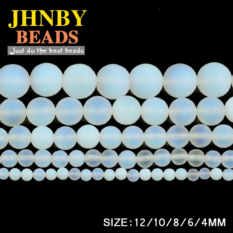 JHNBY Matte White Opal Natural Stone argenon Round Loose beads ball4/6/8/10/12MM Fashion Jewelry bracelet making accessories DIY
JHNBY Matte White Opal Natural Stone argenon Round Loose beads ball4/6/8/10/12MM Fashion Jewelry bracelet making accessories DIY