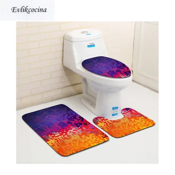 Free Shipping 3pcs Colored Patterns Banyo Bathroom Carpet Toilet U Type Bath Mat Set Non Slip Tapis Salle De Bain Alfombra Bano
Free Shipping 3pcs Colored Patterns Banyo Bathroom Carpet Toilet U Type Bath Mat Set Non Slip Tapis Salle De Bain Alfombra Bano