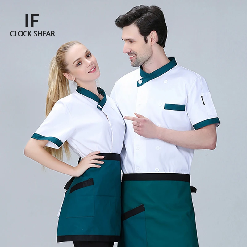 Unisex Food Service Kitchen Chef Uniform Short Sleeve Breathable Cook Wear Chef Jacket overalls Hotel restaurant uniform clothes
Unisex Food Service Kitchen Chef Uniform Short Sleeve Breathable Cook Wear Chef Jacket overalls Hotel restaurant uniform clothes