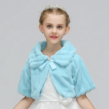 Fashion! 2019 Little Girl Winter Capes Rabbit Fur Princess Pearls Cape Faux Fur Upper Wear for girl Little Girl Bowknot Ponchos
Fashion! 2019 Little Girl Winter Capes Rabbit Fur Princess Pearls Cape Faux Fur Upper Wear for girl Little Girl Bowknot Ponchos