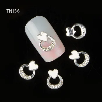 10pcs White Metal Heart Rhinestones 3d Nail Art Decorations, Alloy Nail Stcikers Charms Jewelry for Nail Gel/Polish Tools TN156
10pcs White Metal Heart Rhinestones 3d Nail Art Decorations, Alloy Nail Stcikers Charms Jewelry for Nail Gel/Polish Tools TN156