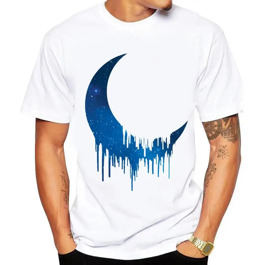 Blue galaxy Men's T-shirt Funny Print Galaxy moon dripping melting T Shirt Men Summer Casual Short-sleeved T-shirt Tops size 5x
Blue galaxy Men's T-shirt Funny Print Galaxy moon dripping melting T Shirt Men Summer Casual Short-sleeved T-shirt Tops size 5x