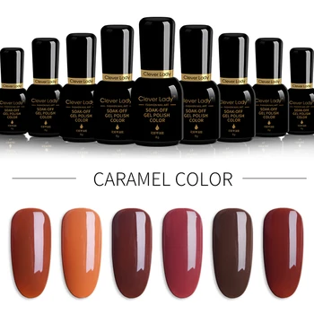 Clever Lady gel nail polish gel varnish caramel coffee gel varnish chocolate series uv led vernis semi permanant manicure 8ml
Clever Lady gel nail polish gel varnish caramel coffee gel varnish chocolate series uv led vernis semi permanant manicure 8ml