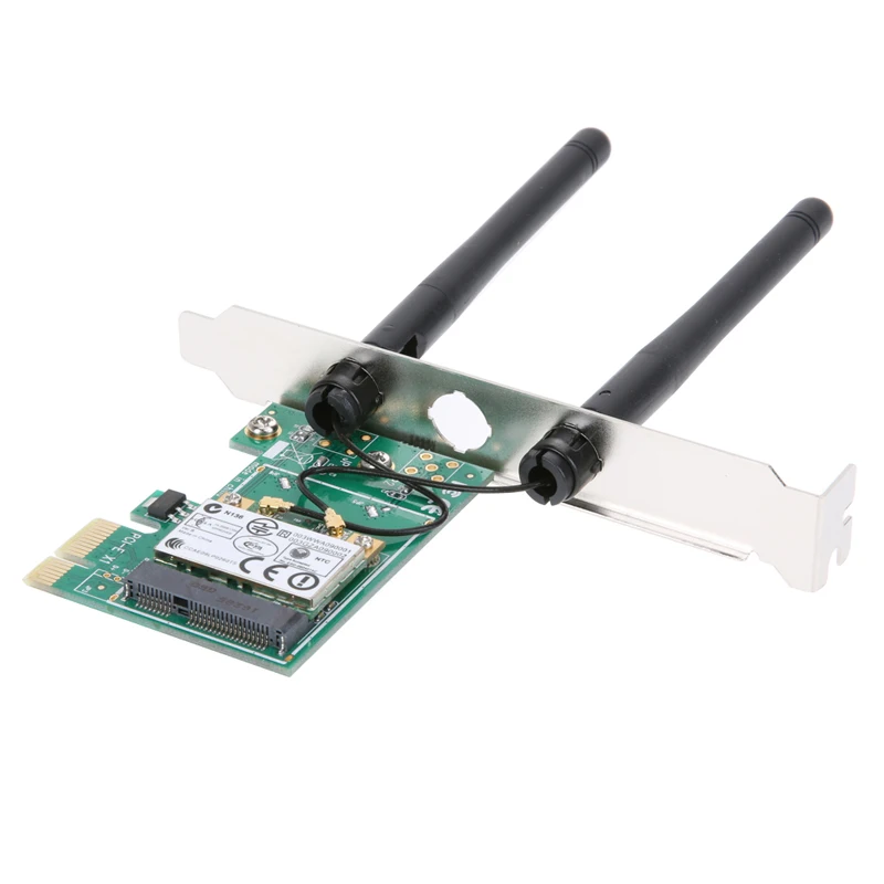 Hot PCI Express PCI-e 300Mbps IEEE 802.11b/g/n Wireless WiFi Network Card Adapter Wireless Wifi 300Mbps LAN Network Antenna
Hot PCI Express PCI-e 300Mbps IEEE 802.11b/g/n Wireless WiFi Network Card Adapter Wireless Wifi 300Mbps LAN Network Antenna