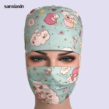 sanxianxin Unisex cotton breathable print adjustable pet hospital work hats surgical cap doctor nurse cap beauty pharmacy hat
sanxianxin Unisex cotton breathable print adjustable pet hospital work hats surgical cap doctor nurse cap beauty pharmacy hat