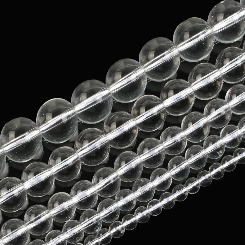 15" Strand Natural Stone Beads Smooth White Clear Quartz Crystals Round Loose Beads For Jewelry Making Bracelet Neck 4-12mm
15" Strand Natural Stone Beads Smooth White Clear Quartz Crystals Round Loose Beads For Jewelry Making Bracelet Neck 4-12mm