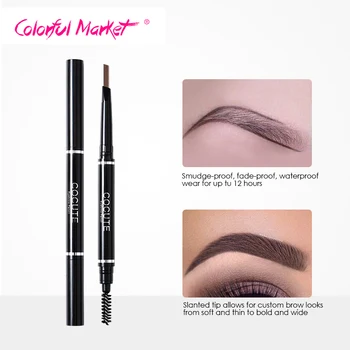 Brown Fine Sketch 2 in 1 Double Head Eyebrow Pen with eyebrow brush Waterproof Durable Eye Brow Pencil Makeup Tools 4 Colors
Brown Fine Sketch 2 in 1 Double Head Eyebrow Pen with eyebrow brush Waterproof Durable Eye Brow Pencil Makeup Tools 4 Colors