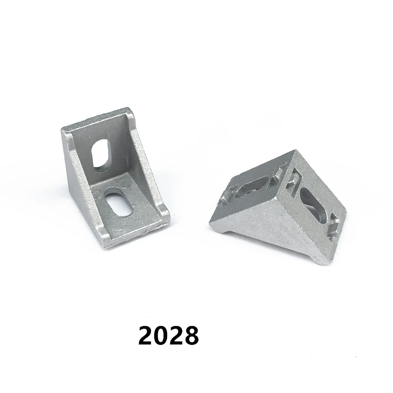 50pcs Silver Aluminum 2028 Corner Brackets 20x28 corner fitting angle aluminum L connector bracket for 2020 Aluminum Profile
50pcs Silver Aluminum 2028 Corner Brackets 20x28 corner fitting angle aluminum L connector bracket for 2020 Aluminum Profile