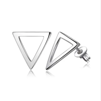 TJP Trendy 925 Sterling Silver Earrings For Women Party Accessories Top Quality Silver Triangle Stud Earrings For Girl Jewelry
TJP Trendy 925 Sterling Silver Earrings For Women Party Accessories Top Quality Silver Triangle Stud Earrings For Girl Jewelry