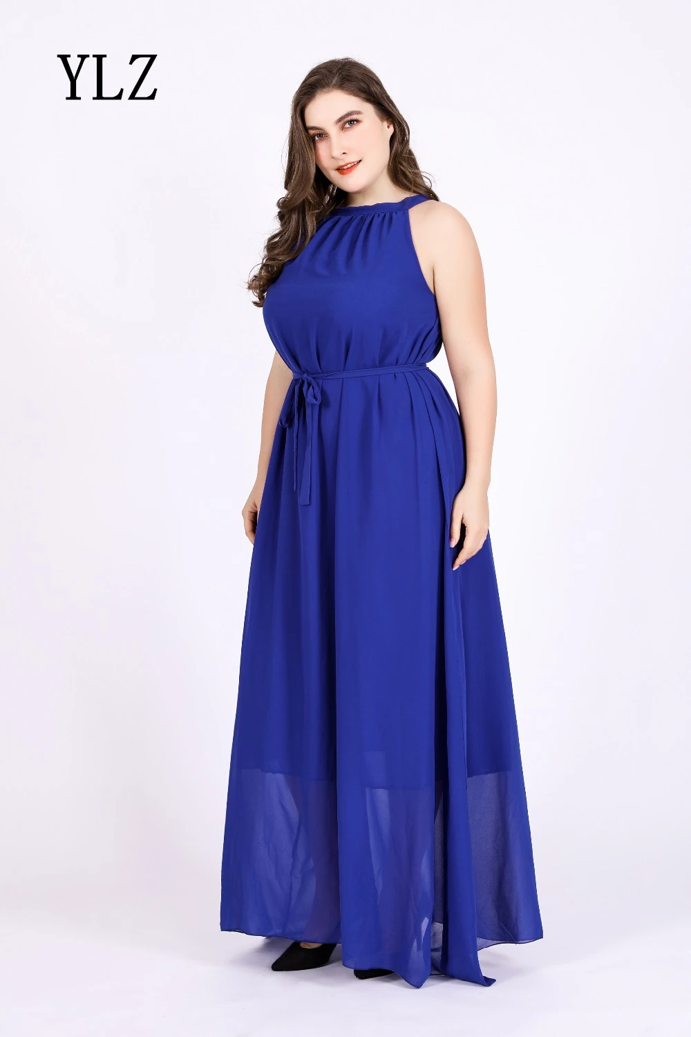 YINGLIZI 2019 latest women's solid color elegant dress spring retro high waist strap OL large size dress Vestidos 6XL
YINGLIZI 2019 latest women's solid color elegant dress spring retro high waist strap OL large size dress Vestidos 6XL