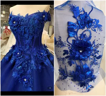 3D Hot drilling Lace beaded embroidery patches Handmade flowers sequins Eugen yarn Applique for DIY Wedding dress 1order=1PC
3D Hot drilling Lace beaded embroidery patches Handmade flowers sequins Eugen yarn Applique for DIY Wedding dress 1order=1PC
