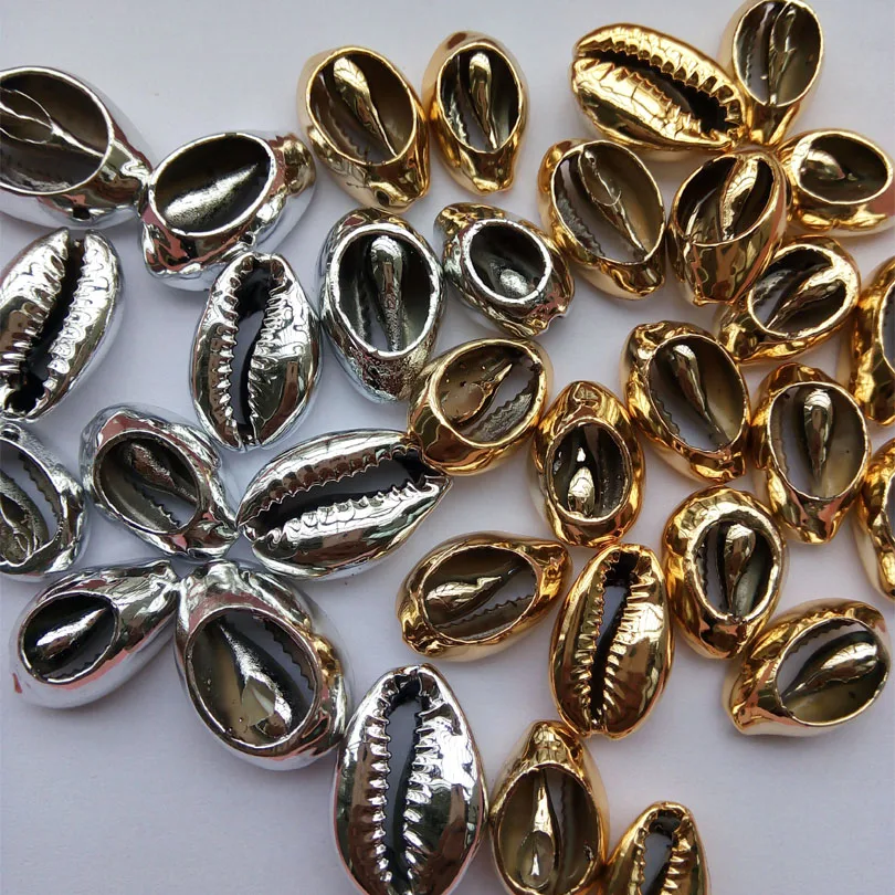 13-25mm Gold Natural Shell Loose Beads for Jewelry Making DIY 15pcs Earring Freeform Random Sea Shells Silver Gold Cowry Shell
13-25mm Gold Natural Shell Loose Beads for Jewelry Making DIY 15pcs Earring Freeform Random Sea Shells Silver Gold Cowry Shell