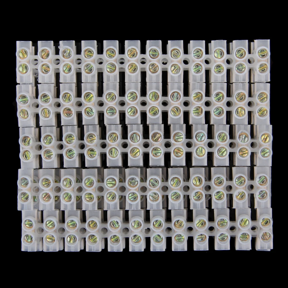 Screw Terminal Barrier Connector 10pcs Electrical Wire Connection 12Position Barrier Terminal Strip Block 3A
Screw Terminal Barrier Connector 10pcs Electrical Wire Connection 12Position Barrier Terminal Strip Block 3A