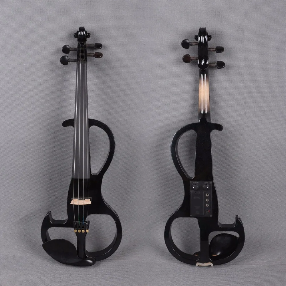 New 16 inch Electric Viola solid wood 4 String Black color Viola Case Bow Black
New 16 inch Electric Viola solid wood 4 String Black color Viola Case Bow Black