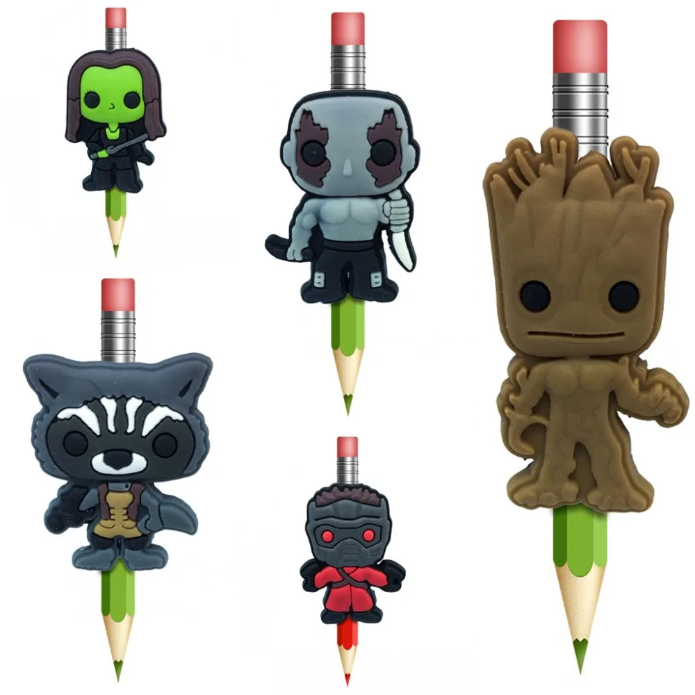 1Pcs Guardians Cartoon Figures Pencil Topper Caps students Supplies Pencil Grip Pen Holders Kids Gifts
1Pcs Guardians Cartoon Figures Pencil Topper Caps students Supplies Pencil Grip Pen Holders Kids Gifts